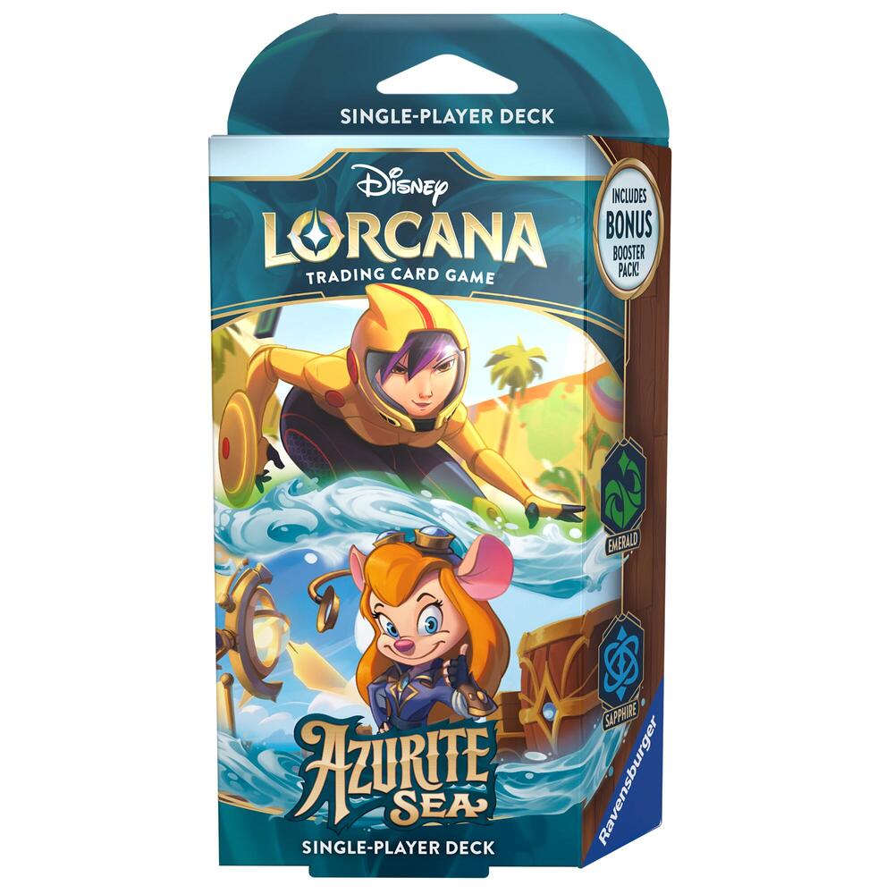 Lorcana - Azurite Sea Starter Deck - Emerald & Sapphire