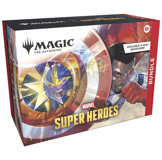 Magic: The Gathering | Marvel Super Heroes Bundle (9 Play Boosters, Promo Card, English Version)