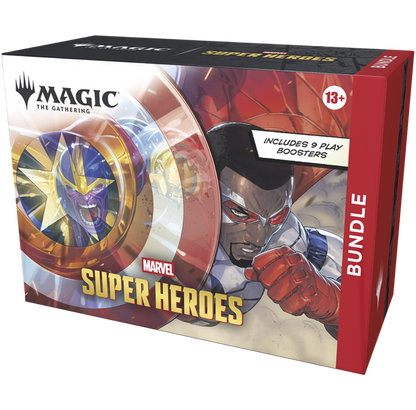 Magic: The Gathering | Marvel Super Heroes Bundle (9 Play Boosters, Promo Card, English Version)