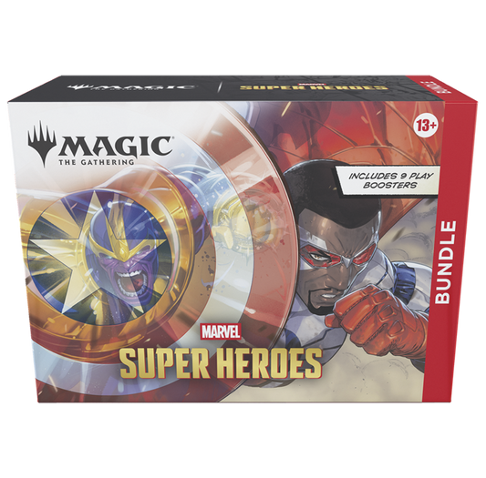Magic: The Gathering | Marvel Super Heroes Bundle (9 Play Boosters, Promo Card, English Version)