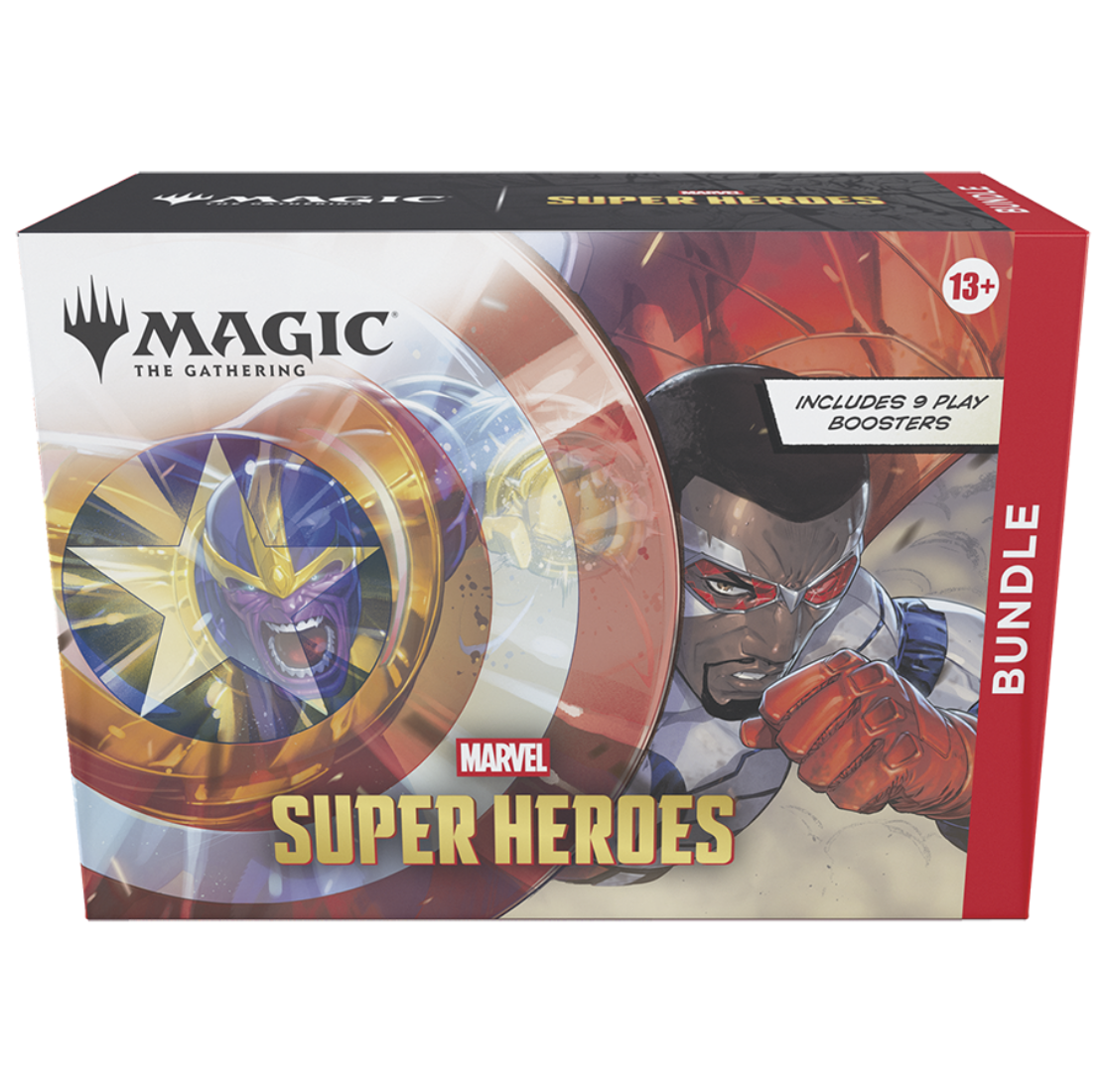 Magic: The Gathering | Marvel Super Heroes Bundle (9 Play Boosters, Promo Card, English Version)