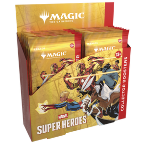 Magic: The Gathering | Marvel Super Heroes Collector Booster Display (12 Packs, 15 Cards Each, English Version)