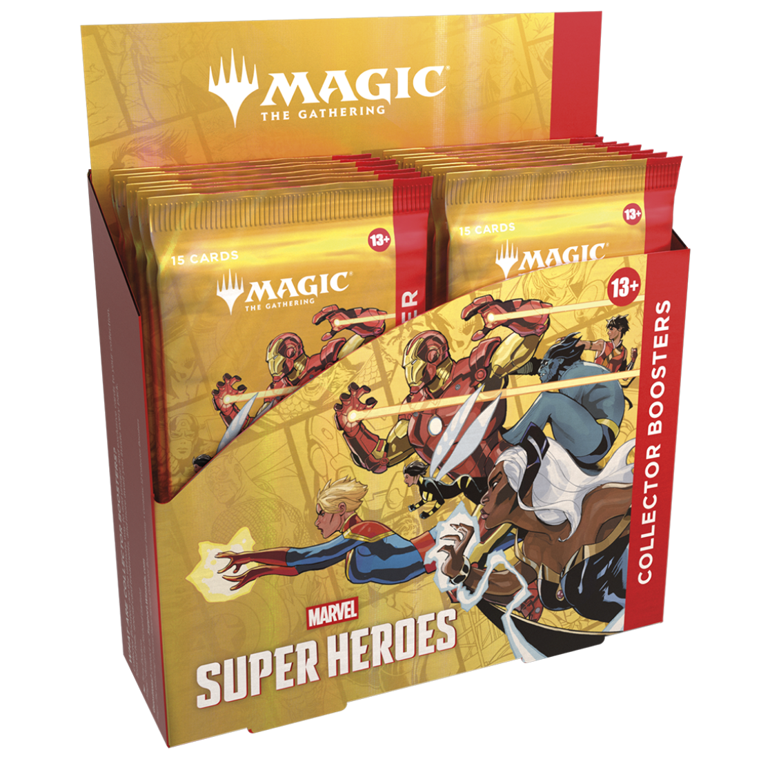 Magic: The Gathering | Marvel Super Heroes Collector Booster Display (12 Packs, 15 Cards Each, English Version)
