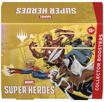 Magic: The Gathering | Marvel Super Heroes Collector Booster Display (12 Packs, 15 Cards Each, English Version)