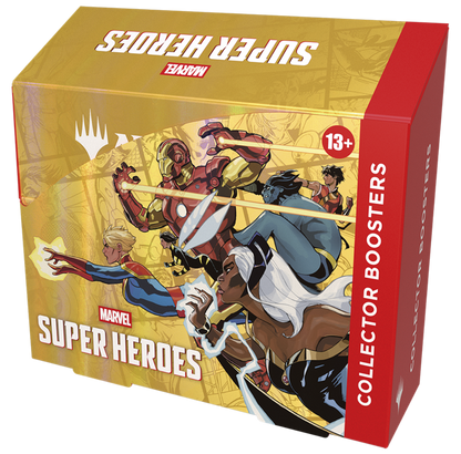 Magic: The Gathering | Marvel Super Heroes Collector Booster Display (12 Packs, 15 Cards Each, English Version)