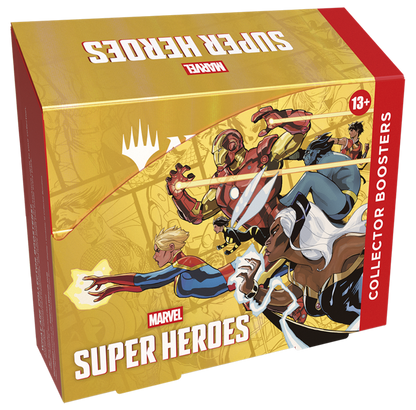 Magic: The Gathering | Marvel Super Heroes Collector Booster Display (12 Packs, 15 Cards Each, English Version)