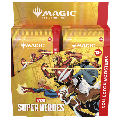 Magic: The Gathering | Marvel Super Heroes Collector Booster Display (12 Packs, 15 Cards Each, English Version)