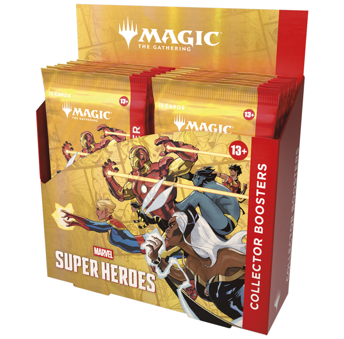 Magic: The Gathering | Marvel Super Heroes Collector Booster Display (12 Packs, 15 Cards Each, English Version)