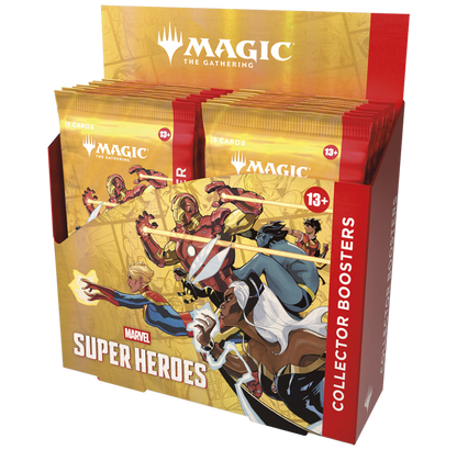 Magic: The Gathering | Marvel Super Heroes Collector Booster Display (12 Packs, 15 Cards Each, English Version)
