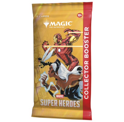 Magic: The Gathering | Marvel Super Heroes Collector Booster Pack (15 Cards, English Version)