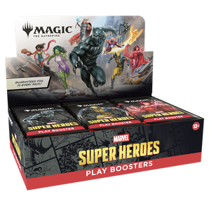 Magic: The Gathering | Marvel Super Heroes Play Booster Display (30 Packs, 14 Cards Each, English Version)