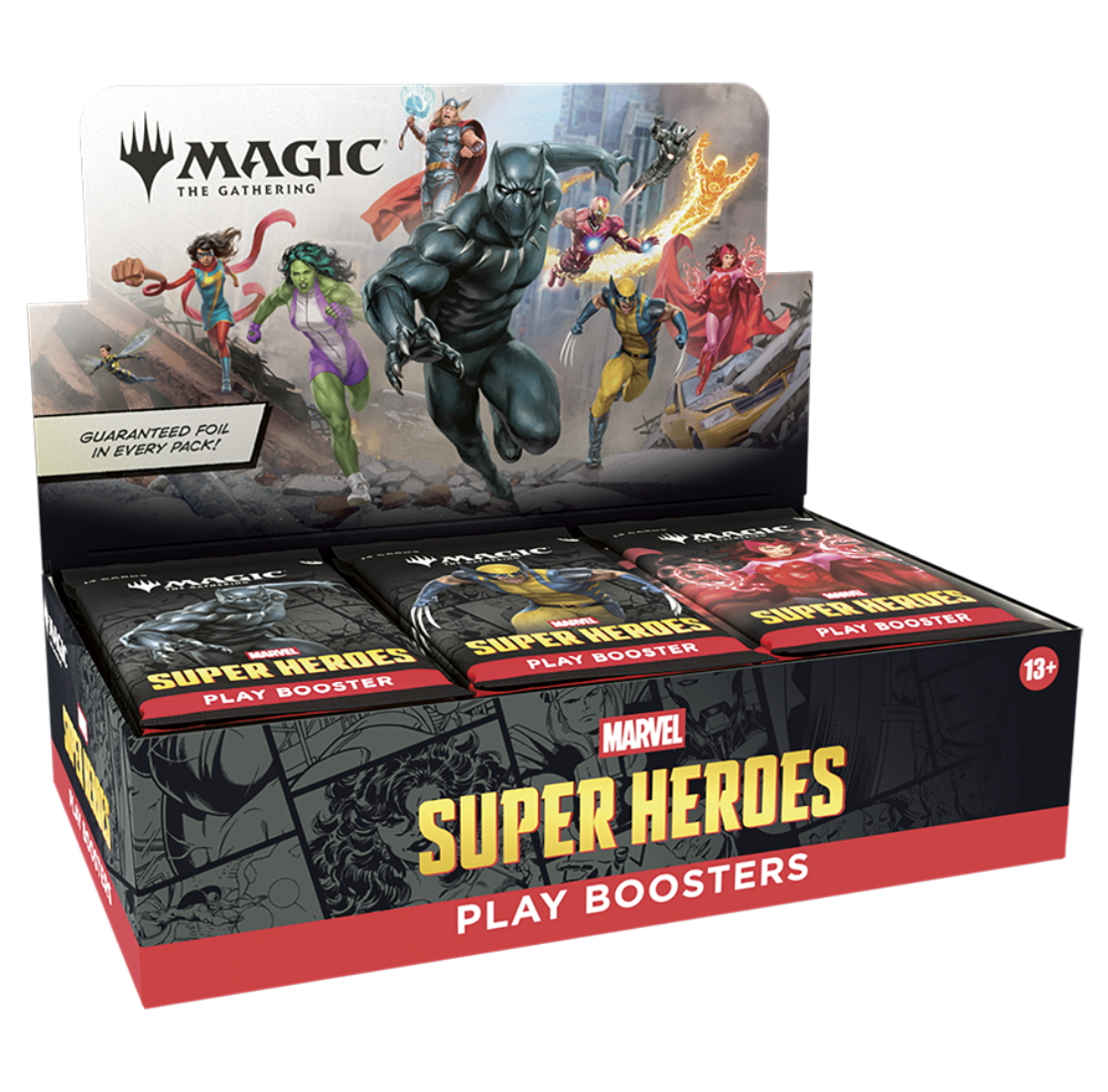 Magic: The Gathering | Marvel Super Heroes Play Booster Display (30 Packs, 14 Cards Each, English Version)