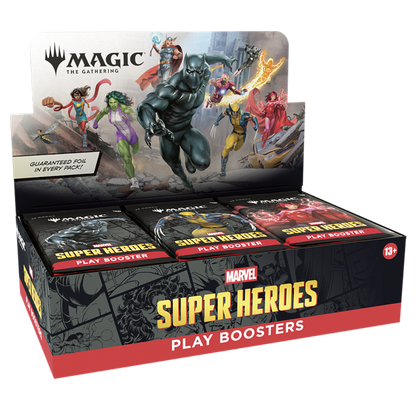 Magic: The Gathering | Marvel Super Heroes Play Booster Display (30 Packs, 14 Cards Each, English Version)