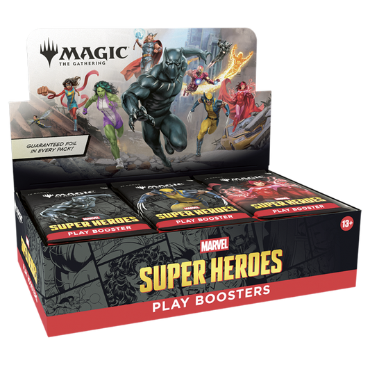 Magic: The Gathering | Marvel Super Heroes Play Booster Display (30 Packs, 14 Cards Each, English Version)