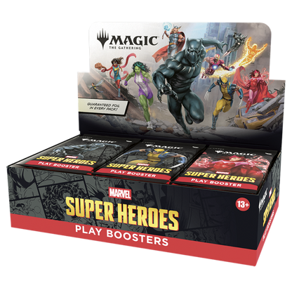 Magic: The Gathering | Marvel Super Heroes Play Booster Display (30 Packs, 14 Cards Each, English Version)