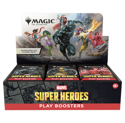 Magic: The Gathering | Marvel Super Heroes Play Booster Display (30 Packs, 14 Cards Each, English Version)