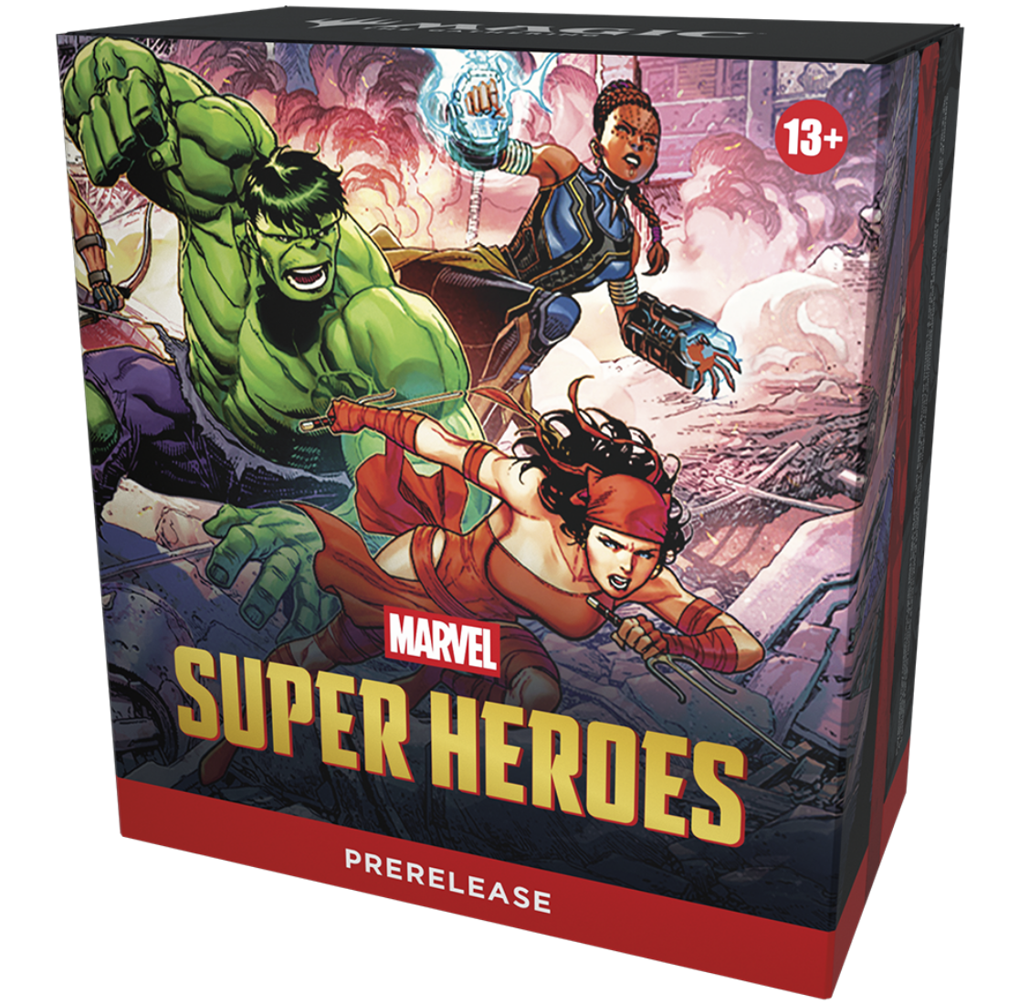 Magic: The Gathering | Marvel Super Heroes Prerelease Pack (6 Play Boosters + Foil Promo, English Version)