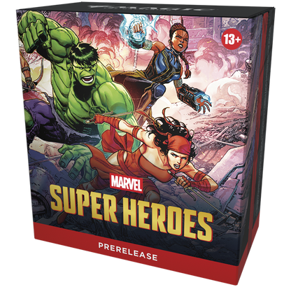 Magic: The Gathering | Marvel Super Heroes Prerelease Pack (6 Play Boosters + Foil Promo, English Version)
