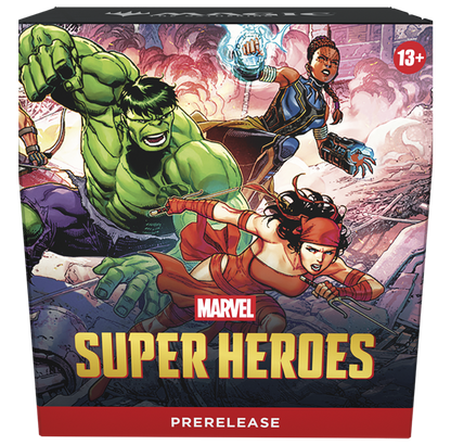 Magic: The Gathering | Marvel Super Heroes Prerelease Pack (6 Play Boosters + Foil Promo, English Version)