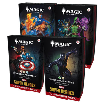 Magic: The Gathering | Marvel Super Heroes Commander Deck (100-Card Preconstructed Deck, English Version)