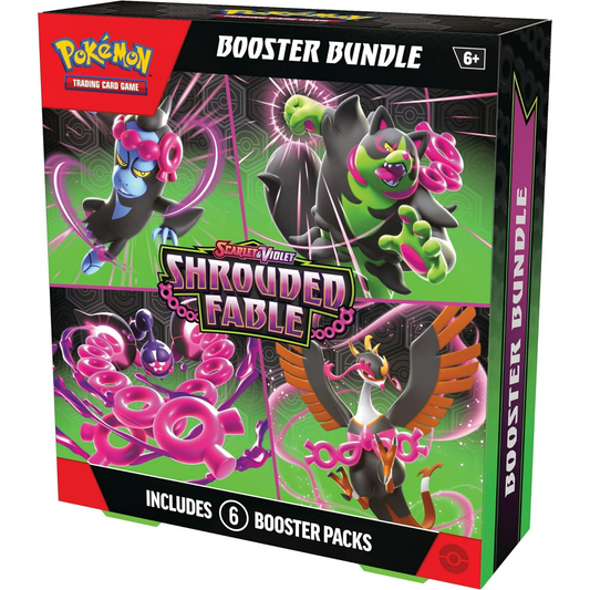 Pokémon TCG Scarlet & Violet: Shrouded Fable Booster Bundle (6 Booster Packs, English NA Version)