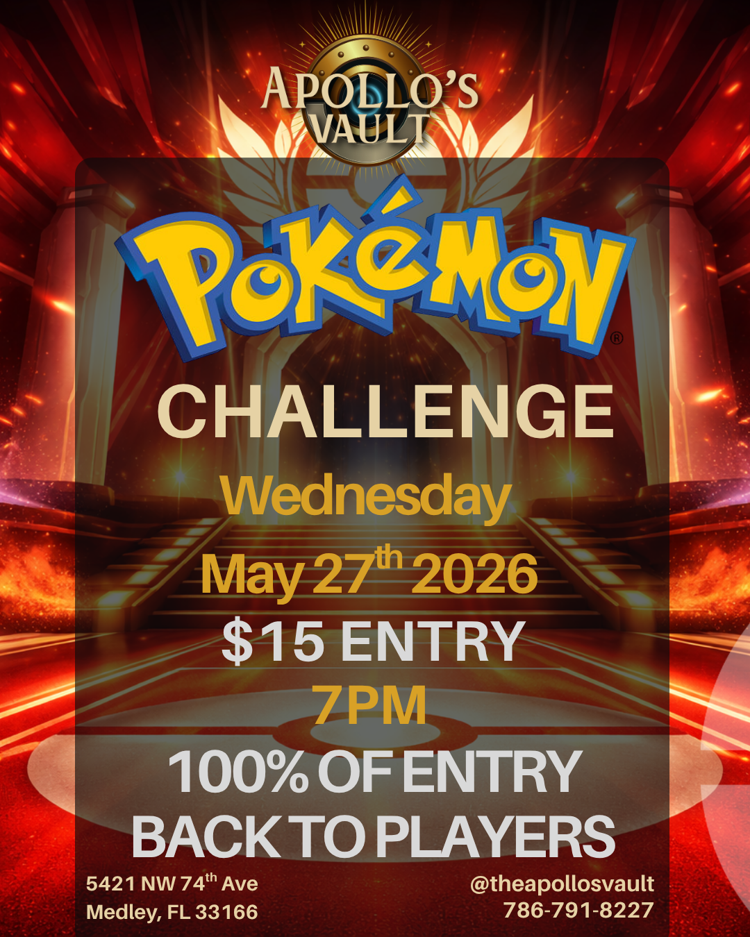 Monthly Pokémon League Challenge - May, 27th 2026