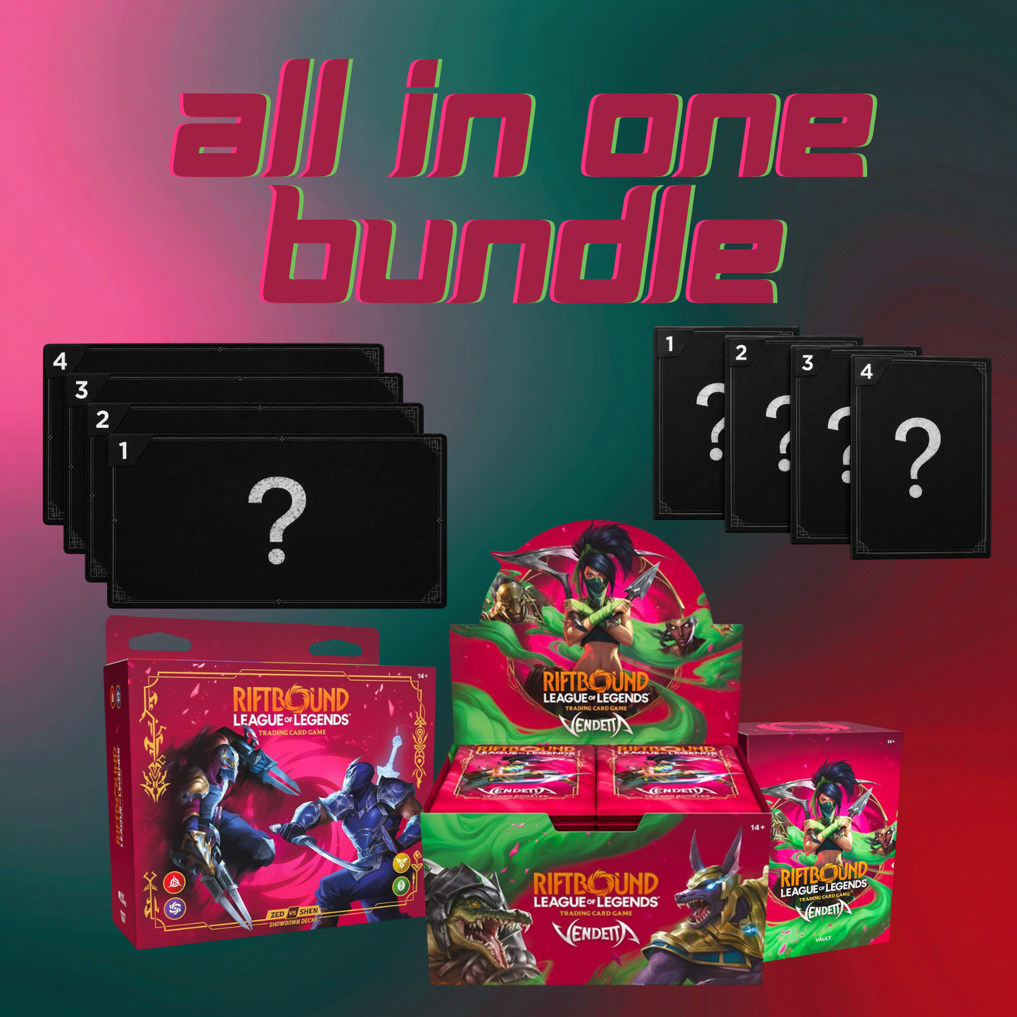 Riftbound: Vendetta All In One Bundle (Complete Collection) - Pre-Order