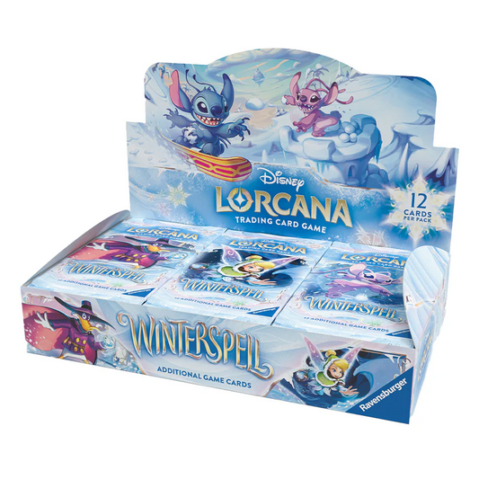 Disney Lorcana: Winterspell Booster Display – 24 Booster Packs (288 Cards)