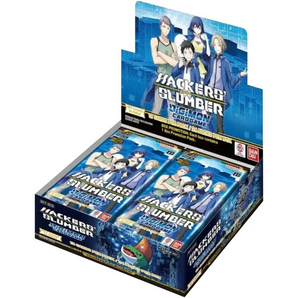 Digimon Card Game: Hackers’ Slumber Booster Box (BT-23, 24 Packs, 12 Cards Each, English Version)