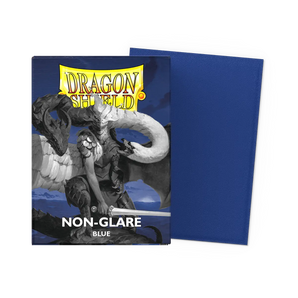Dragon Shield Blue Matte Non-Glare Sleeves – 100 Count (Standard Size Premium TCG Protection)