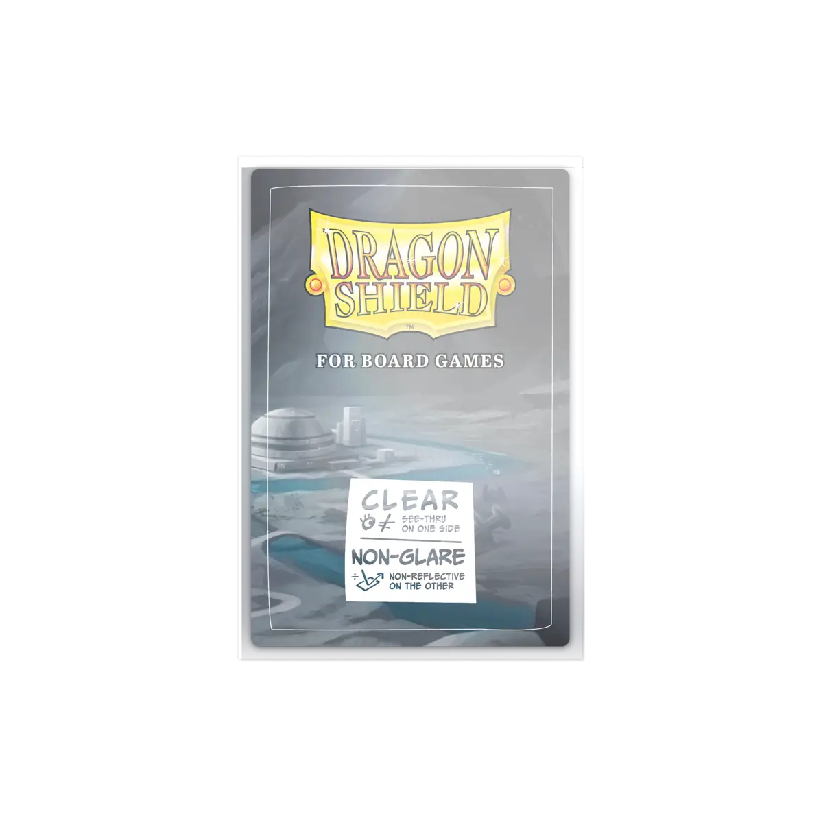 Dragon Shield Oversize Board Game Sleeves – Clear/Non-Glare (100 Count, 80x120mm Premium Protection)